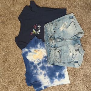 Shirts and shorts combo